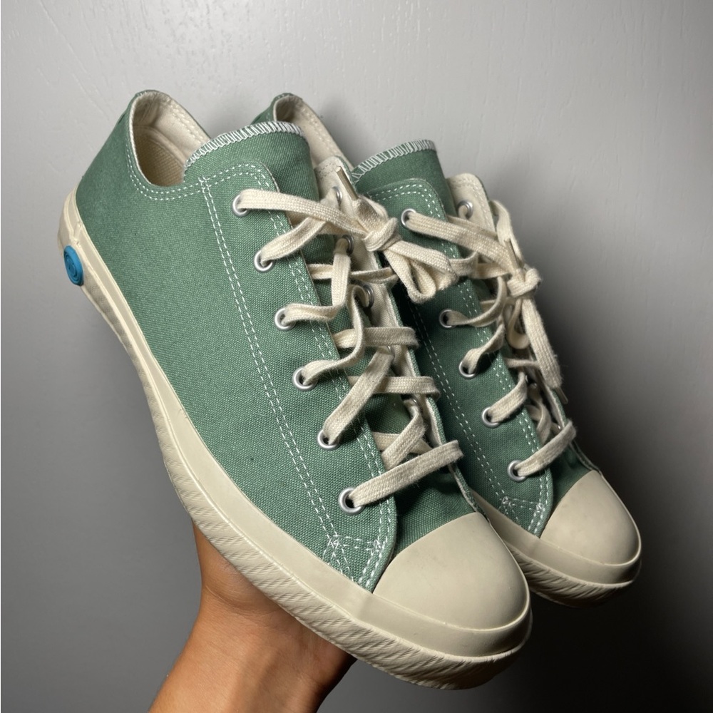 Shoes Like Pottery - Low Top Sneaker in Green -Made In Japan